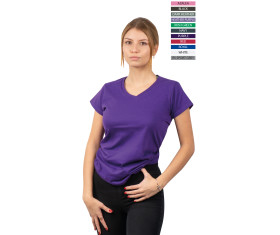 Camiseta de mujer GD Softstyle® con cuello en V